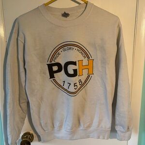 1758 Pittsburgh White Sweatshirt